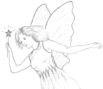simple drawings of fairies
