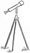 telescope drawing labeled